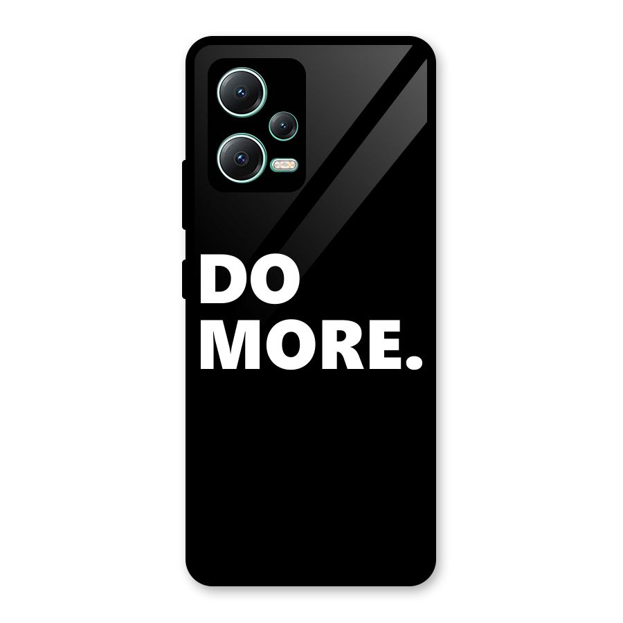 Do More Glass Back Case for Redmi Note 12 5G
