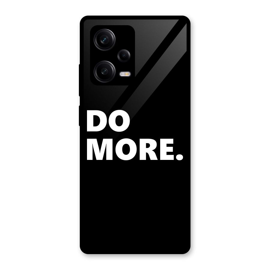 Do More Glass Back Case for Redmi Note 12 Pro