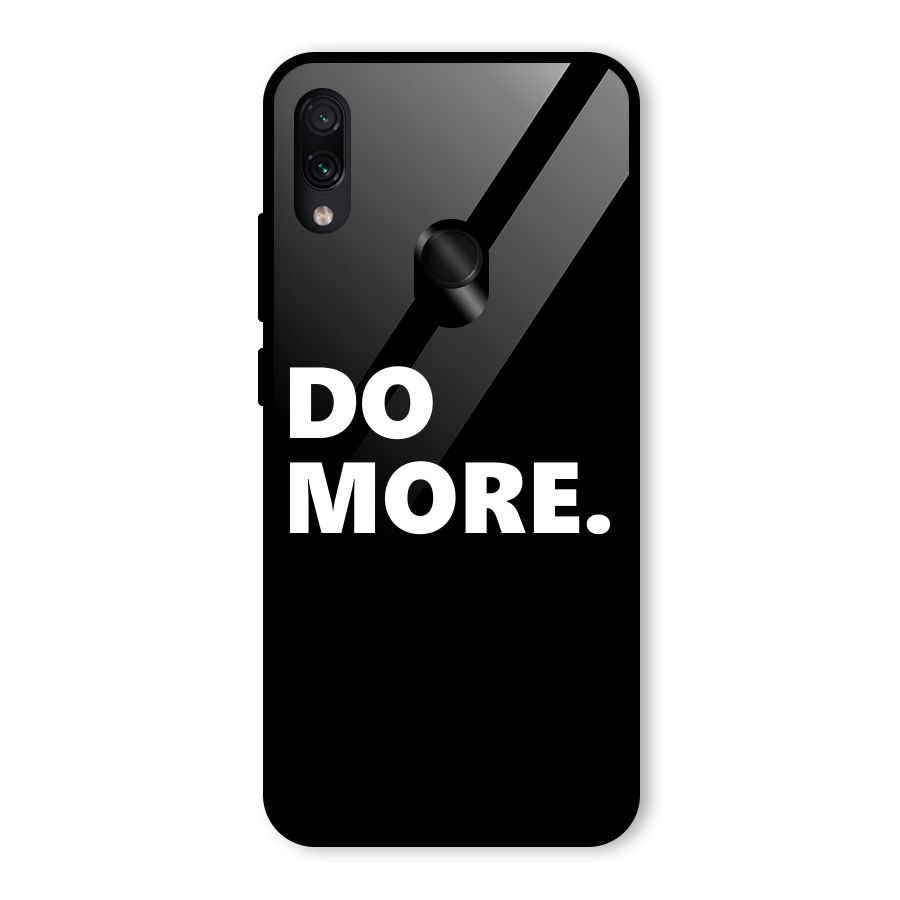 Do More Glass Back Case for Redmi Note 7S