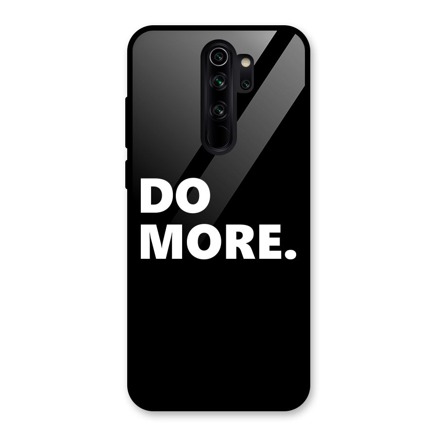 Do More Glass Back Case for Redmi Note 8 Pro