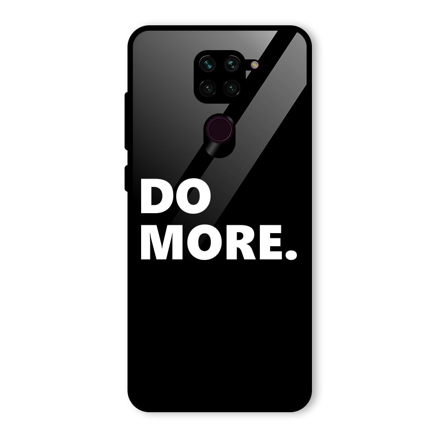 Do More Glass Back Case for Redmi Note 9
