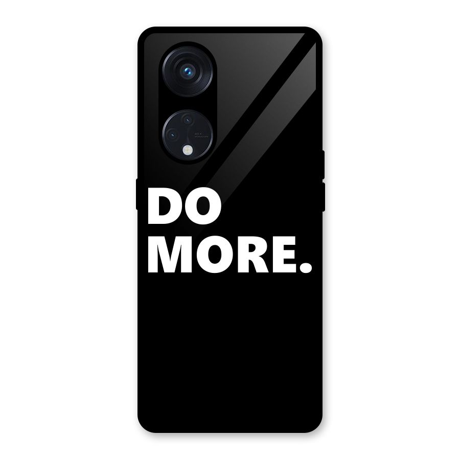 Do More Glass Back Case for Reno8 T 5G