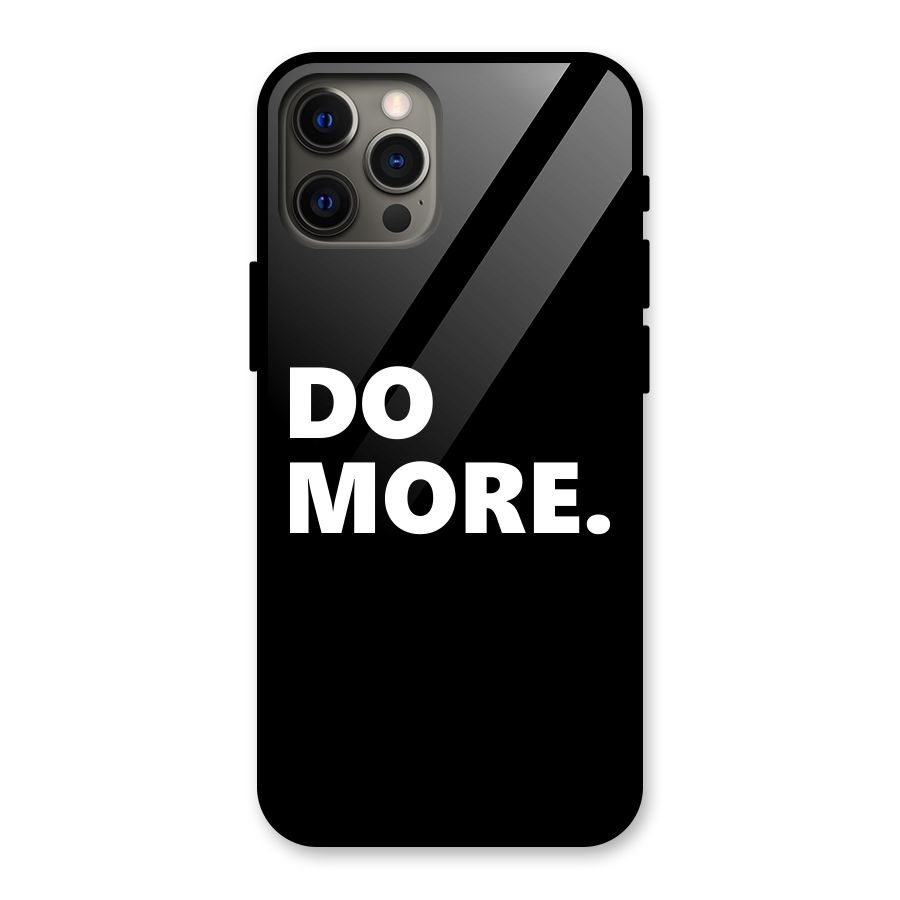 Do More Glass Back Case for iPhone 12 Pro Max