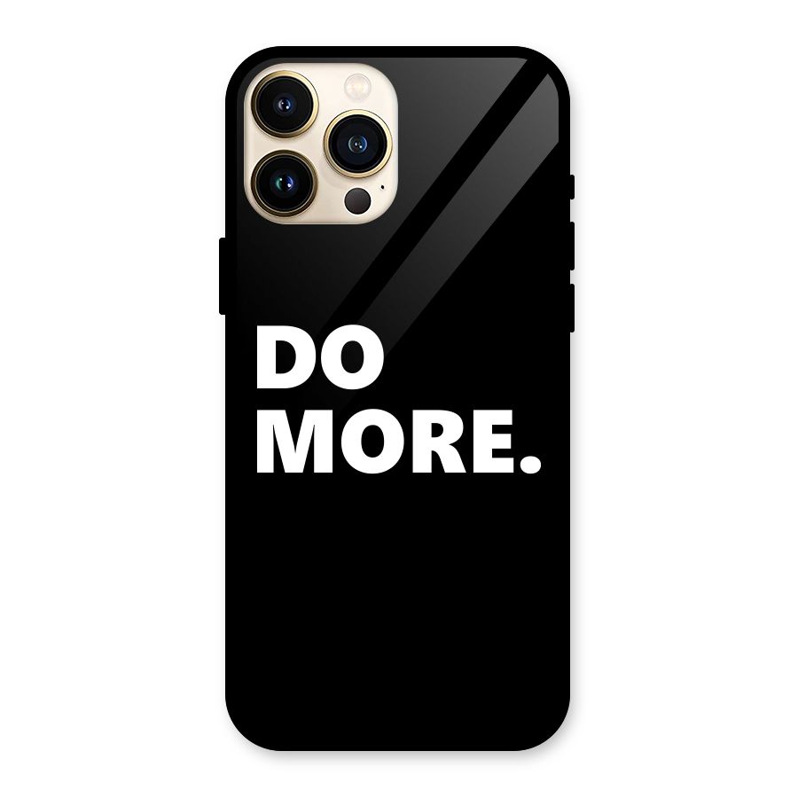 Do More Glass Back Case for iPhone 13 Pro Max