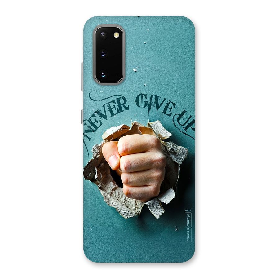 Do Not Give Up Back Case for Galaxy S20
