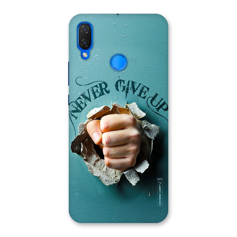 Do Not Give Up Back Case for Huawei P Smart+