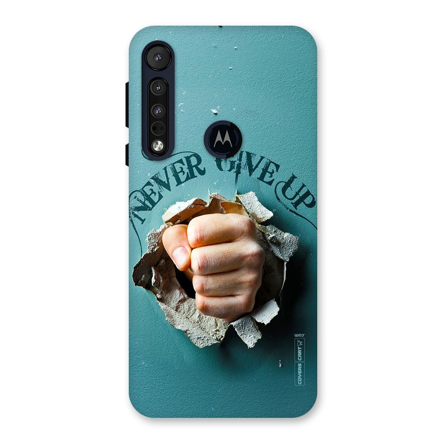 Do Not Give Up Back Case for Motorola One Macro