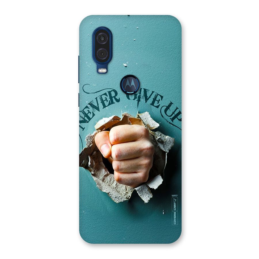 Do Not Give Up Back Case for Motorola One Vision