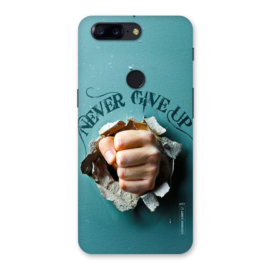 Do Not Give Up Back Case for OnePlus 5T