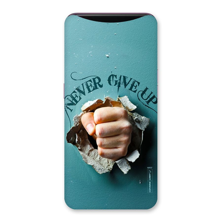 Do Not Give Up Back Case for Oppo Find X