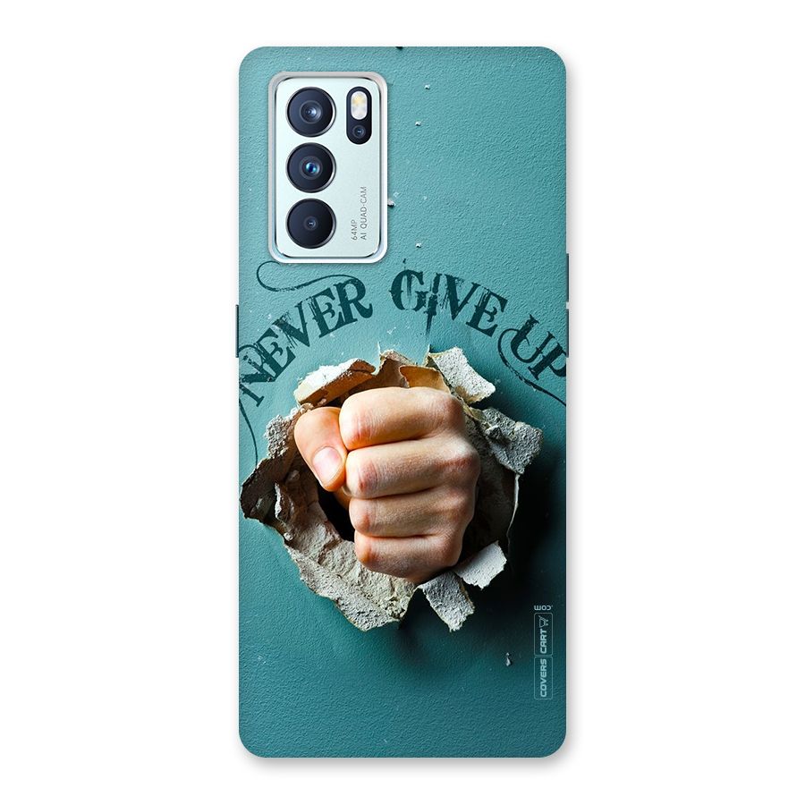 Do Not Give Up Back Case for Oppo Reno6 Pro 5G