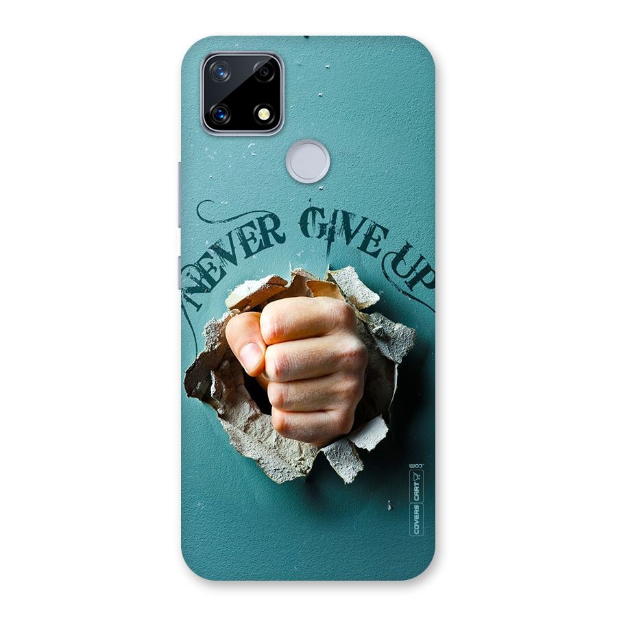 Do Not Give Up Back Case for Realme Narzo 20