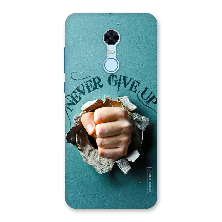 Do Not Give Up Back Case for Redmi Note 5