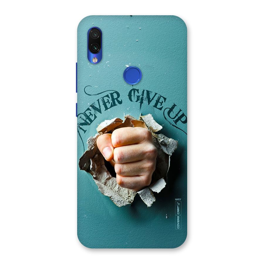 Do Not Give Up Back Case for Redmi Note 7S