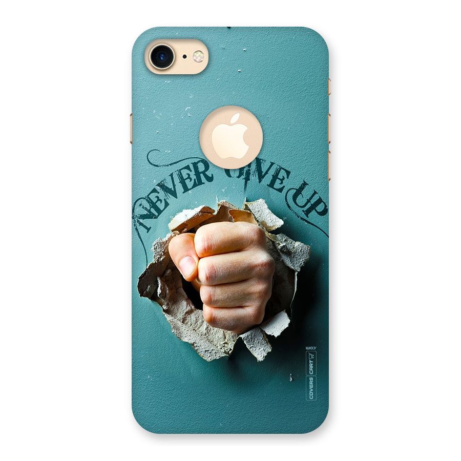Do Not Give Up Back Case for iPhone 7 Logo Cut