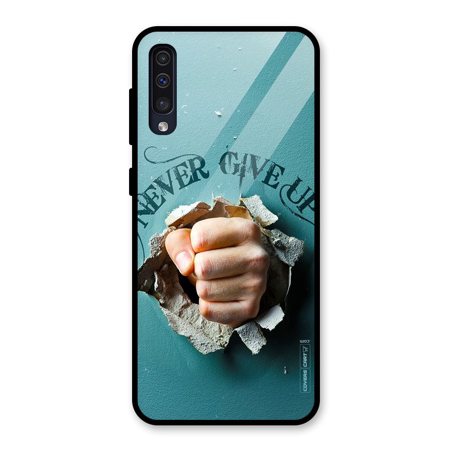 Do Not Give Up Glass Back Case for Galaxy A50