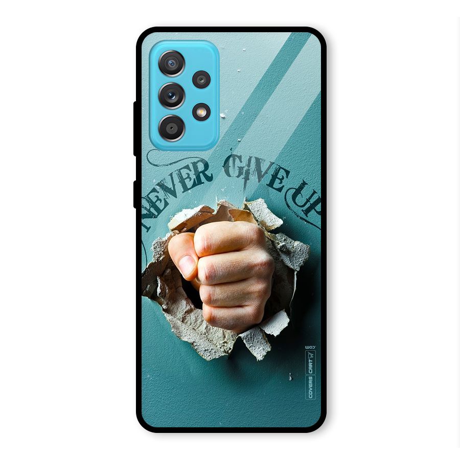 Do Not Give Up Glass Back Case for Galaxy A52s 5G