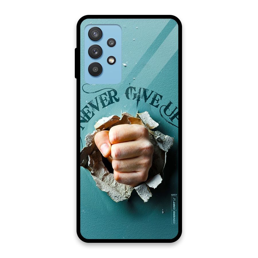 Do Not Give Up Glass Back Case for Galaxy M32 5G