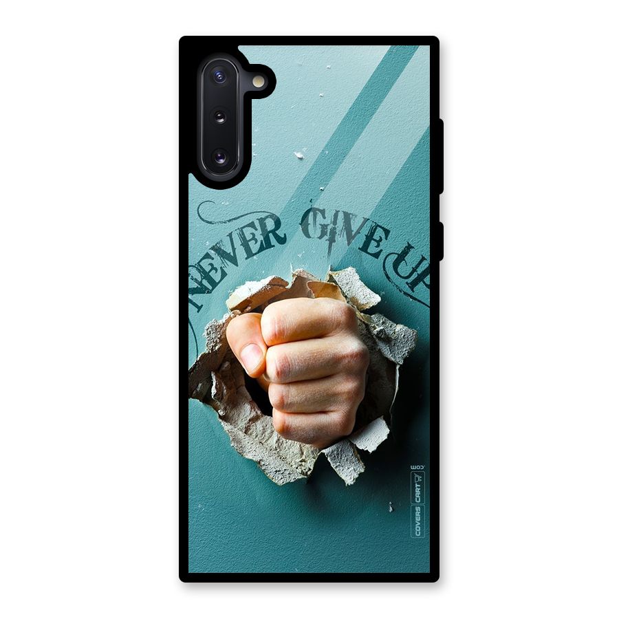 Do Not Give Up Glass Back Case for Galaxy Note 10