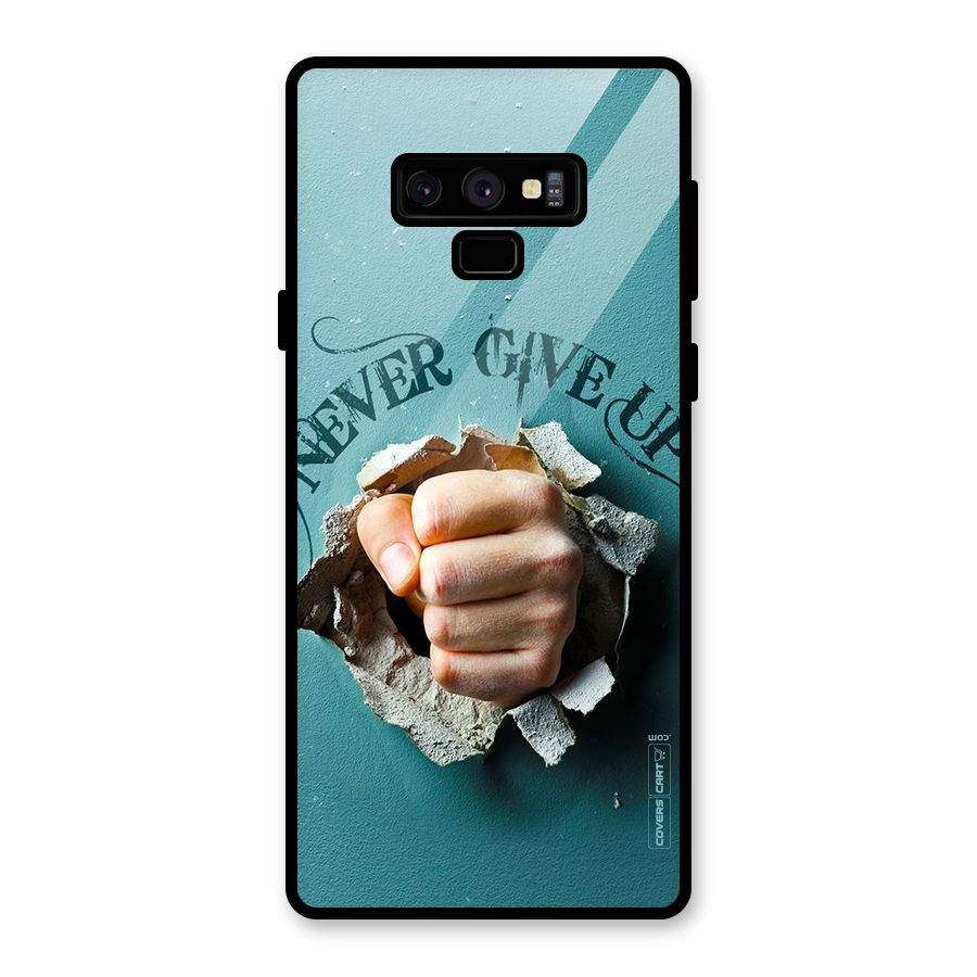 Do Not Give Up Glass Back Case for Galaxy Note 9