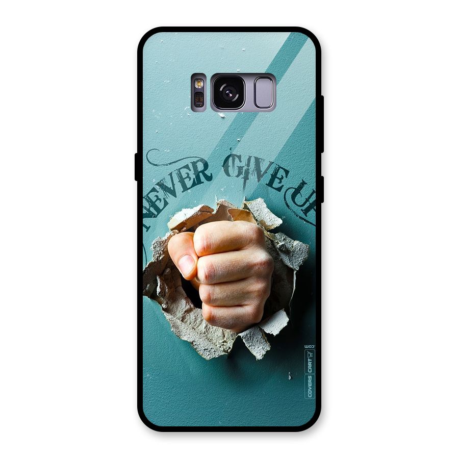 Do Not Give Up Glass Back Case for Galaxy S8