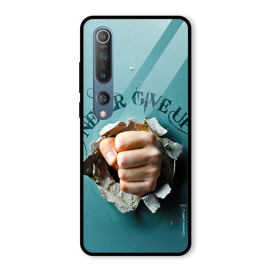 Do Not Give Up Glass Back Case for Mi 10