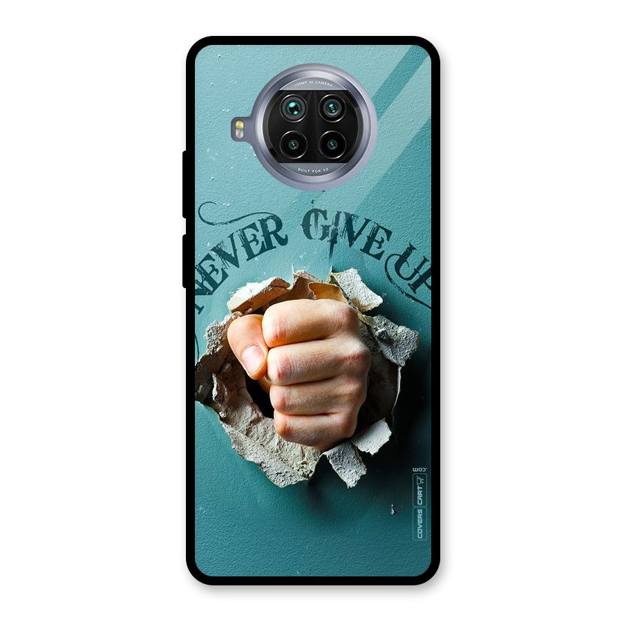Do Not Give Up Glass Back Case for Mi 10i