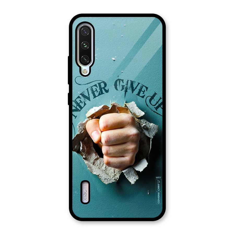 Do Not Give Up Glass Back Case for Mi A3
