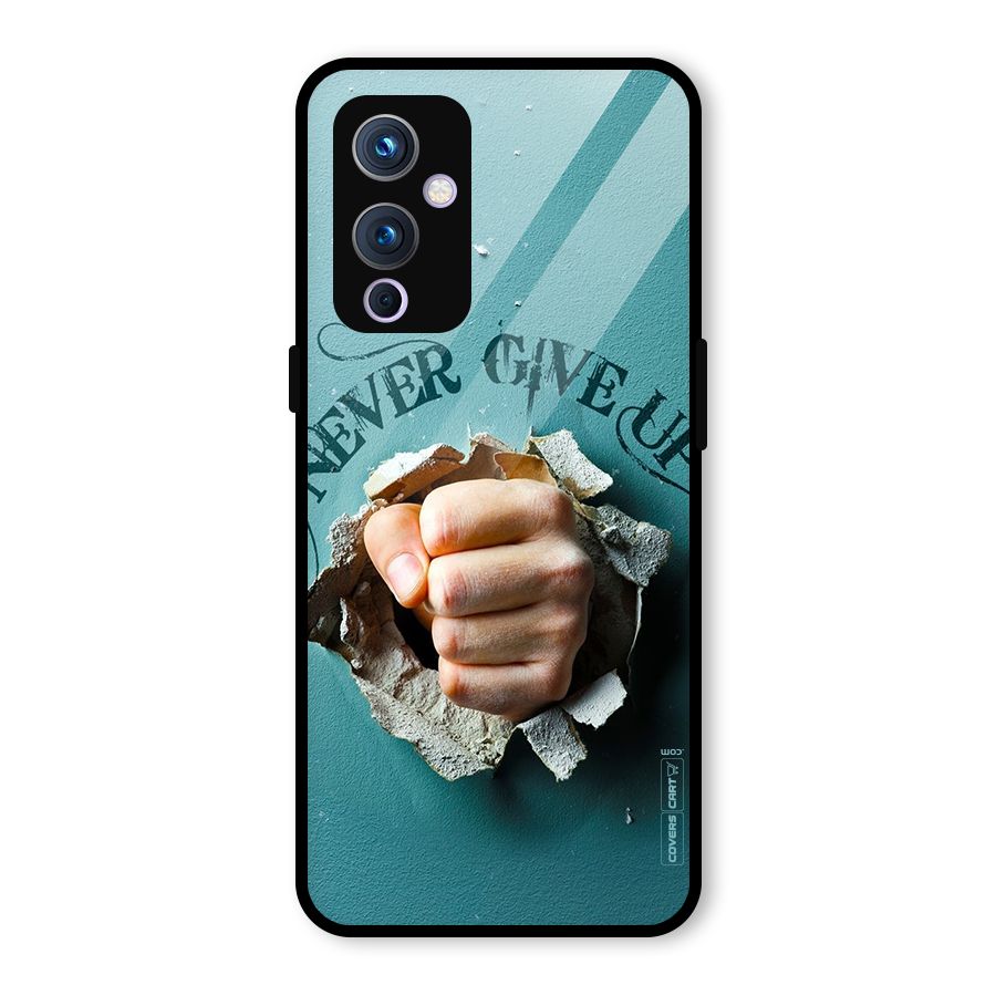 Do Not Give Up Glass Back Case for OnePlus 9