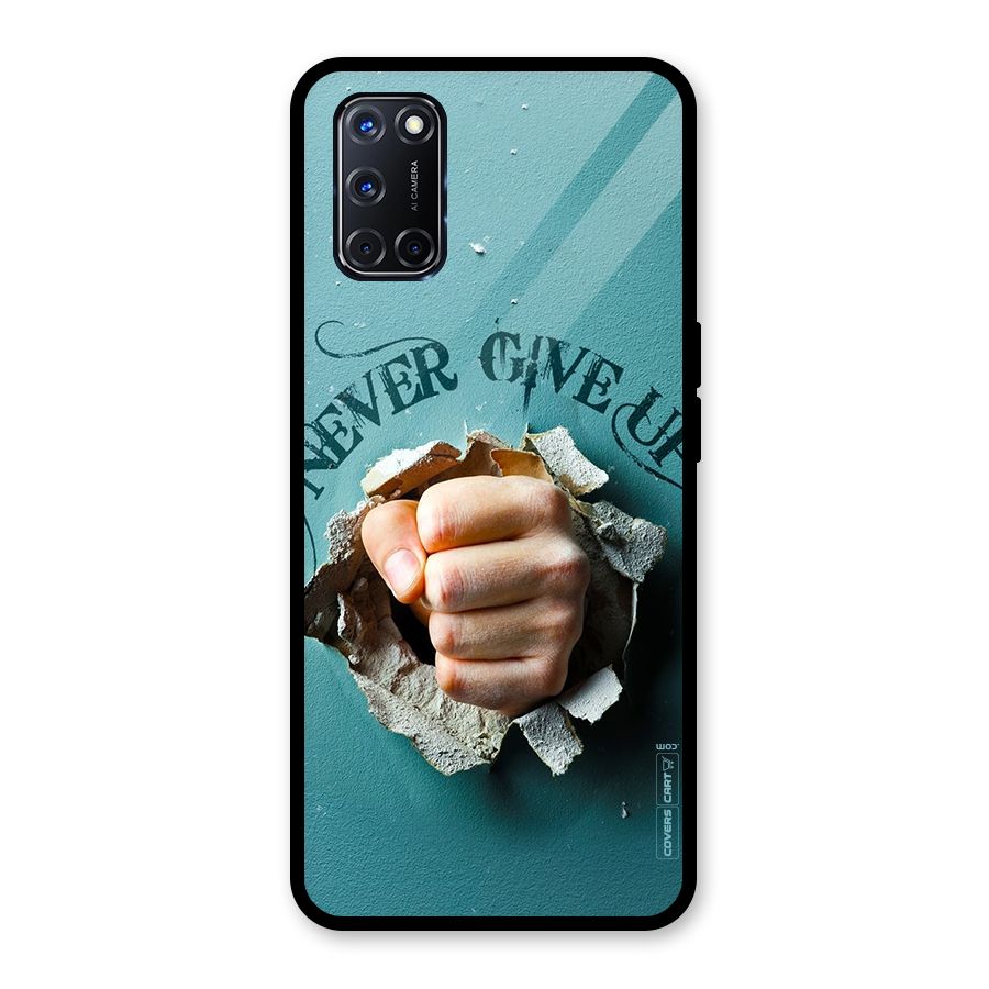Do Not Give Up Glass Back Case for Oppo A52