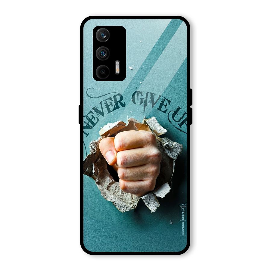 Do Not Give Up Glass Back Case for Realme GT 5G