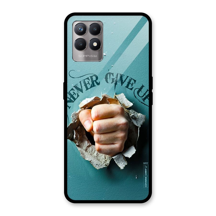 Do Not Give Up Glass Back Case for Realme Narzo 50