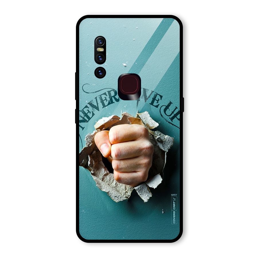 Do Not Give Up Glass Back Case for Vivo V15