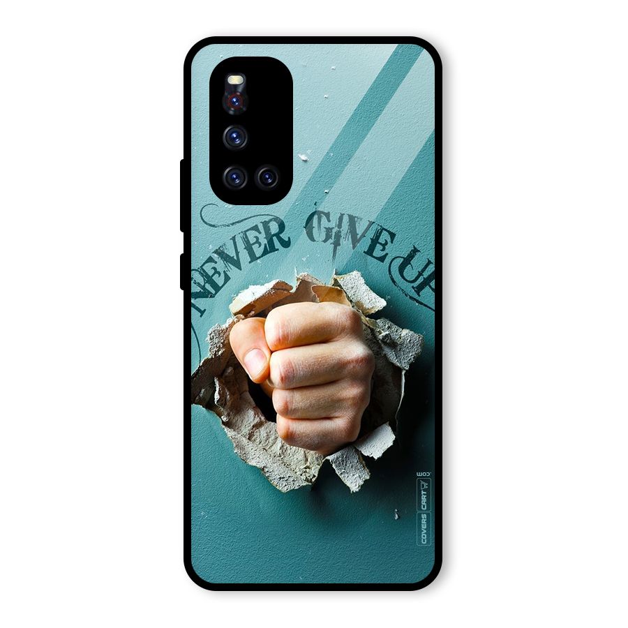 Do Not Give Up Glass Back Case for Vivo V19