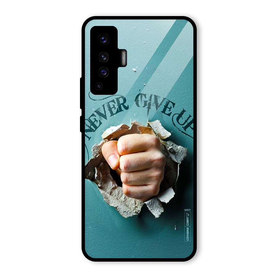 Do Not Give Up Glass Back Case for Vivo X50