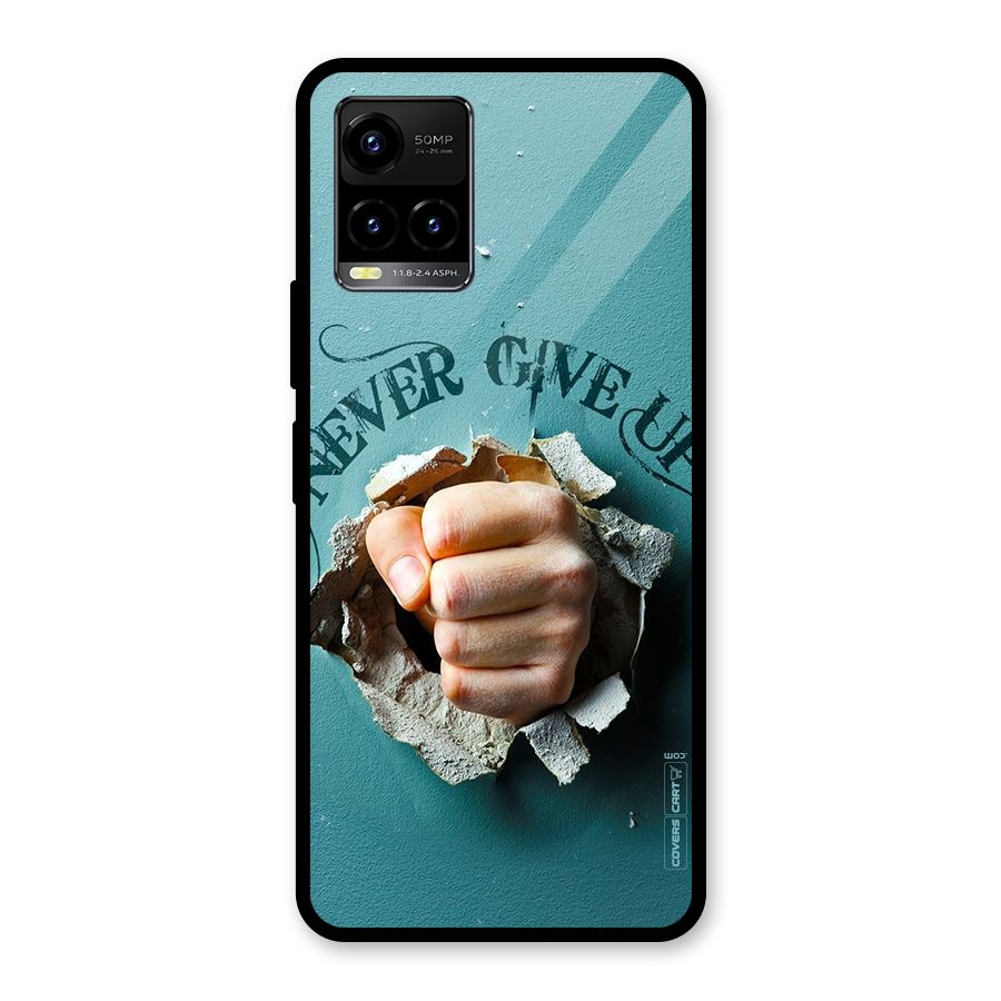 Do Not Give Up Glass Back Case for Vivo Y21A
