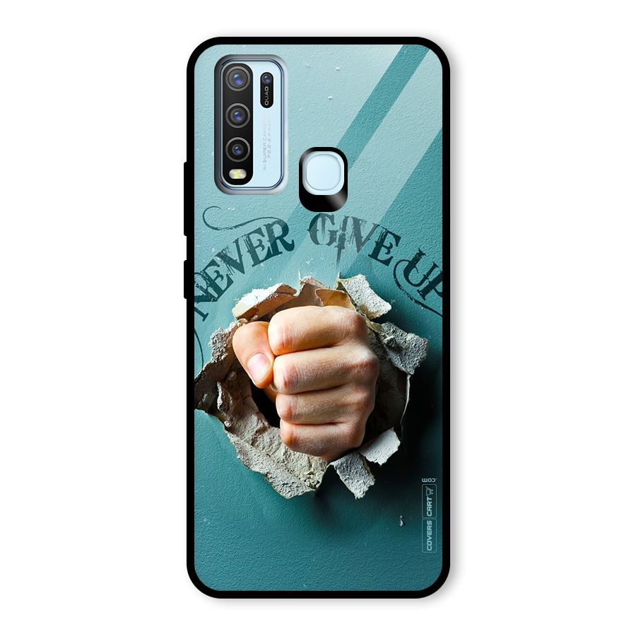 Do Not Give Up Glass Back Case for Vivo Y50