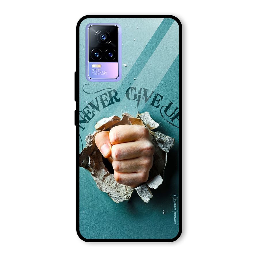Do Not Give Up Glass Back Case for Vivo Y73