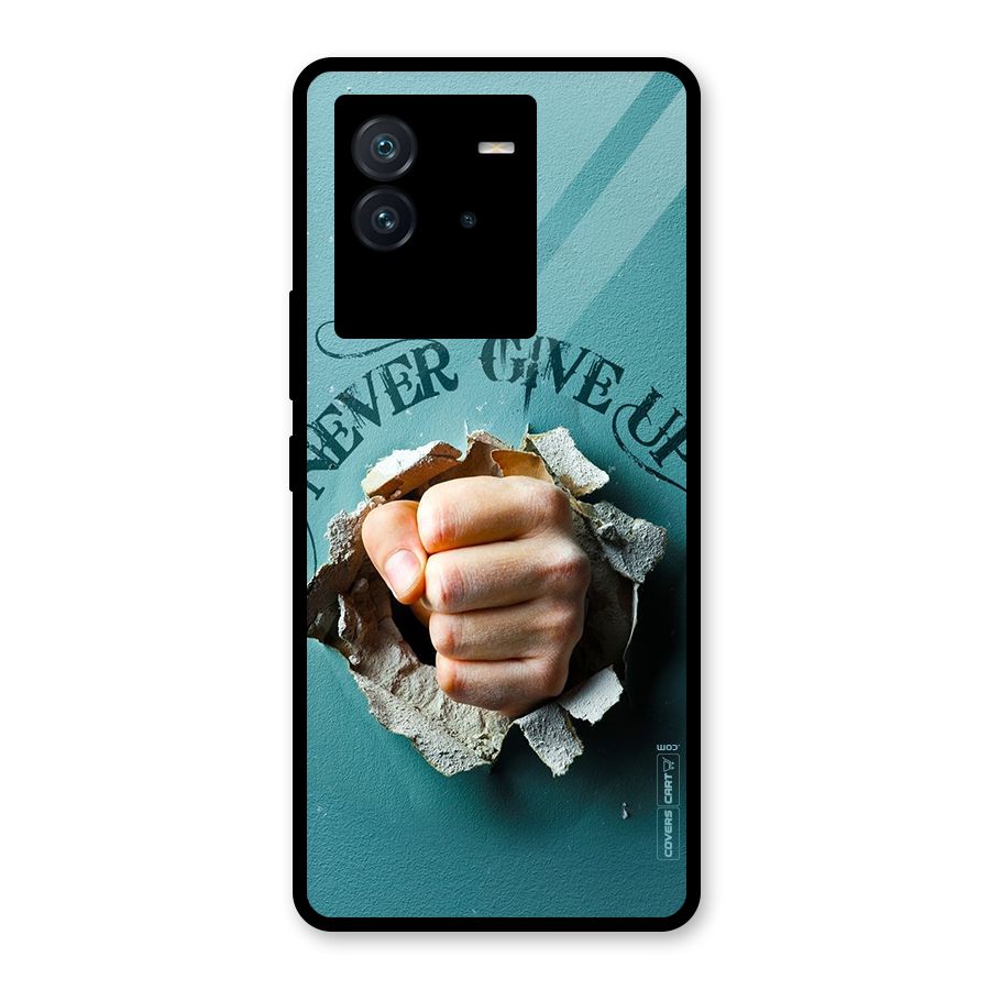 Do Not Give Up Glass Back Case for Vivo iQOO Neo 6 5G