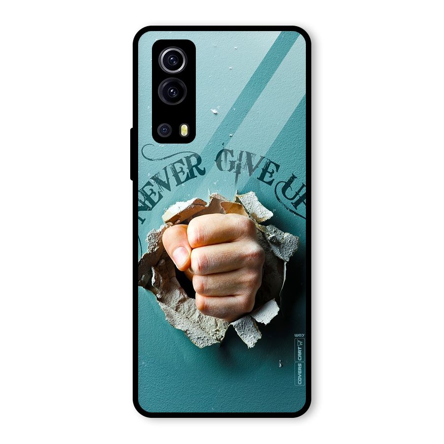 Do Not Give Up Glass Back Case for Vivo iQOO Z3