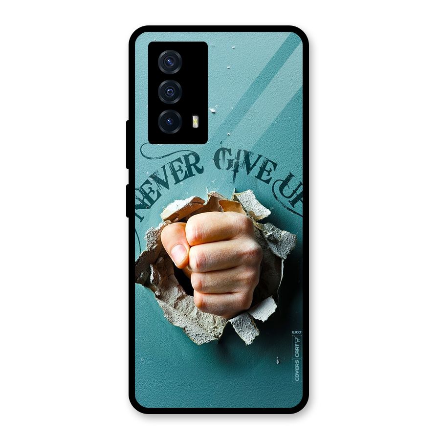 Do Not Give Up Glass Back Case for Vivo iQOO Z5