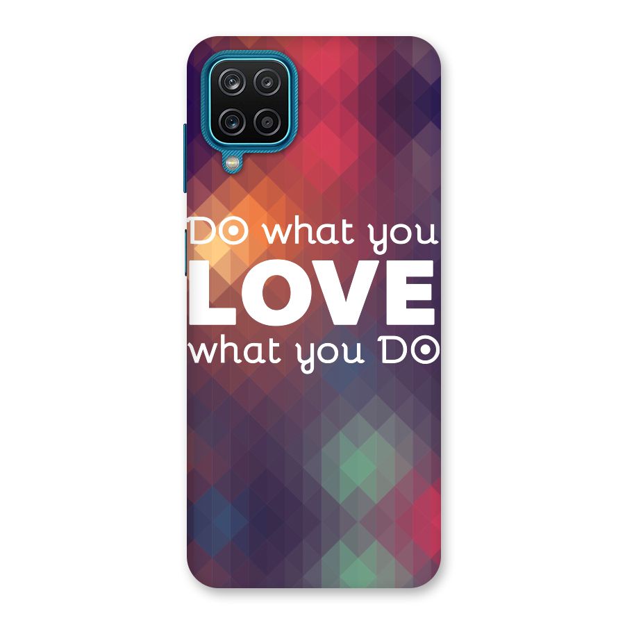 Do What You Love Back Case for Galaxy M12