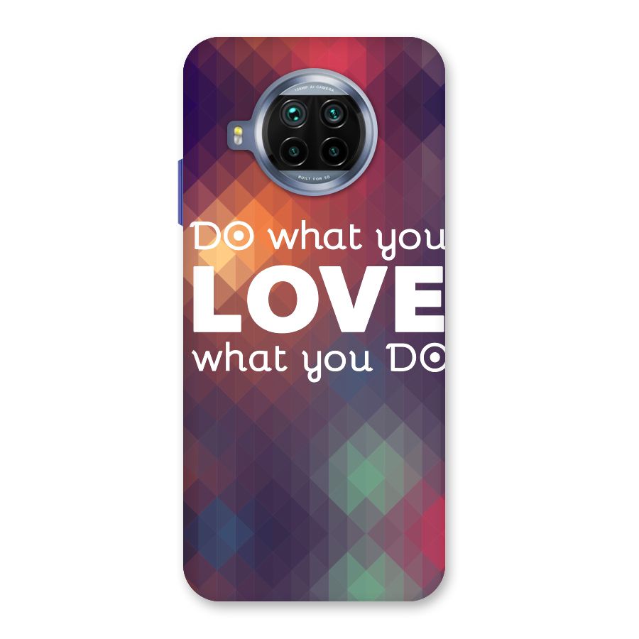 Do What You Love Back Case for Mi 10i
