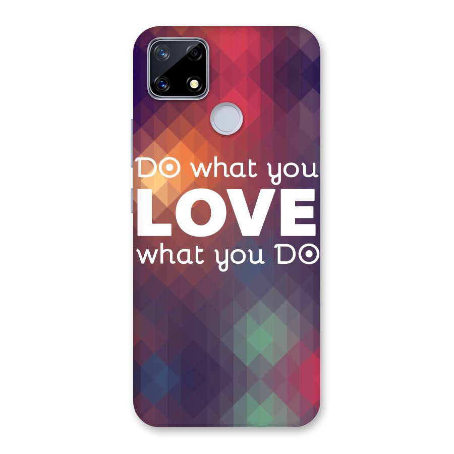 Do What You Love Back Case for Realme Narzo 20