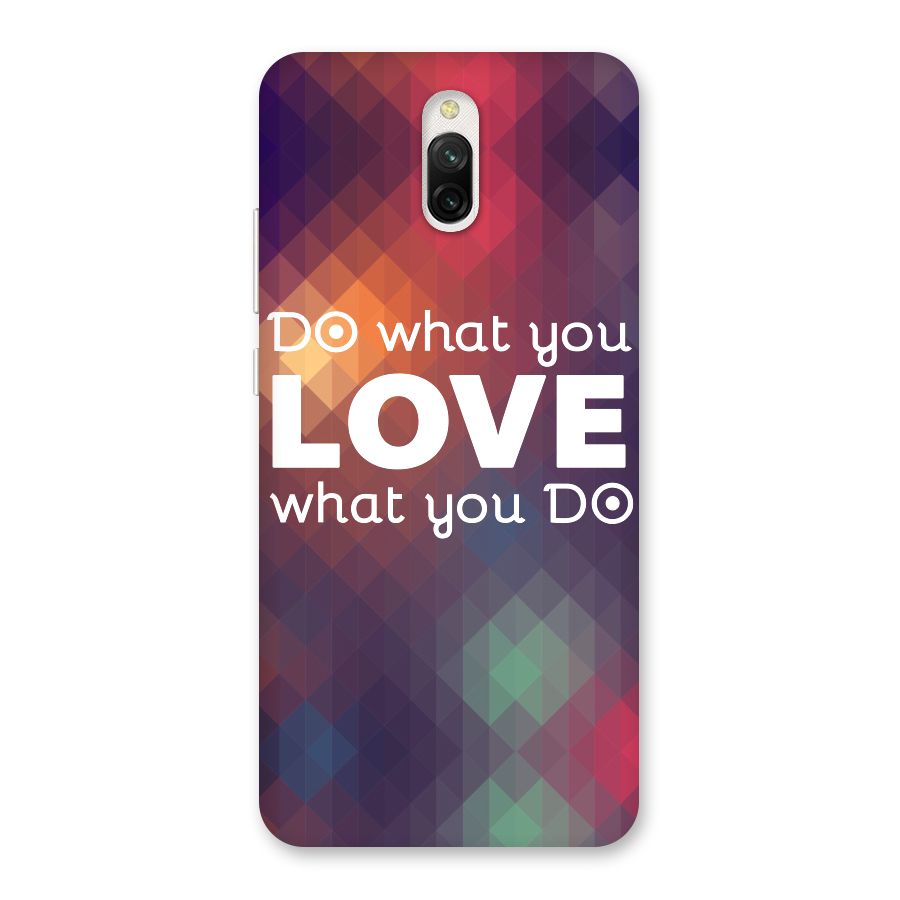 Do What You Love Back Case for Redmi 8A Dual