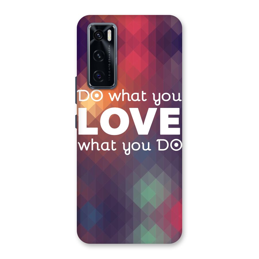 Do What You Love Back Case for Vivo V20 SE