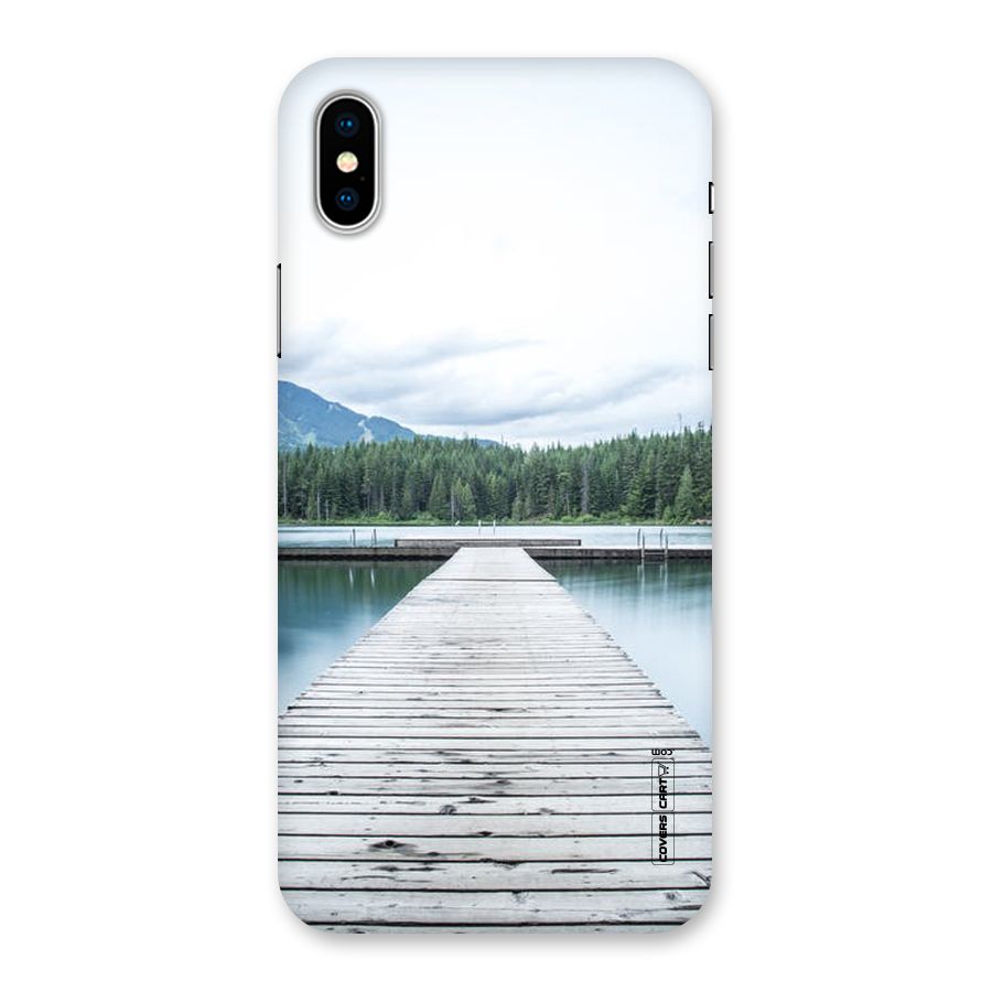 Dock River Back Case for iPhone XS