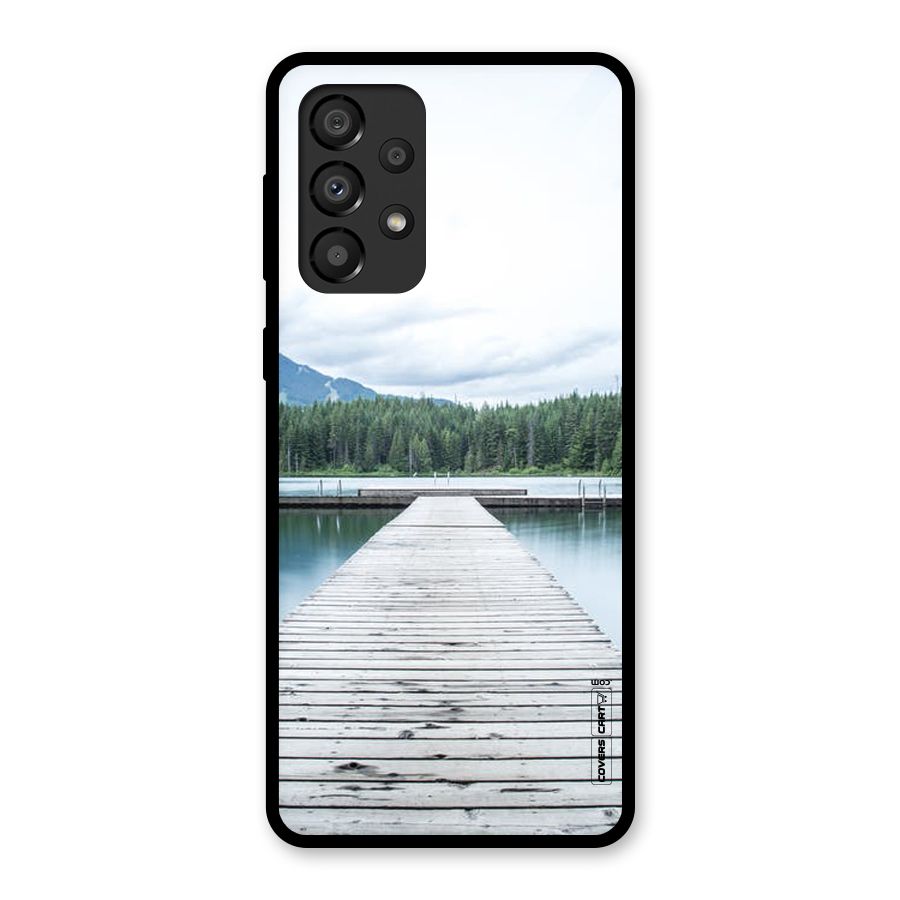 Dock River Glass Back Case for Galaxy A33 5G