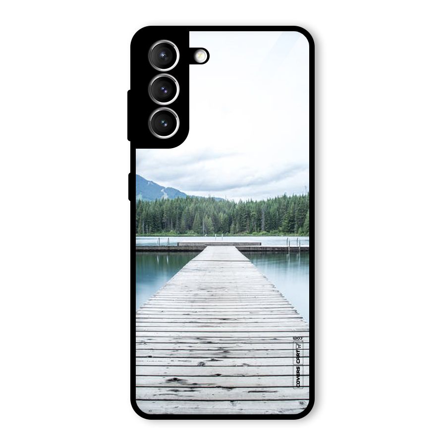 Dock River Glass Back Case for Galaxy S21 5G