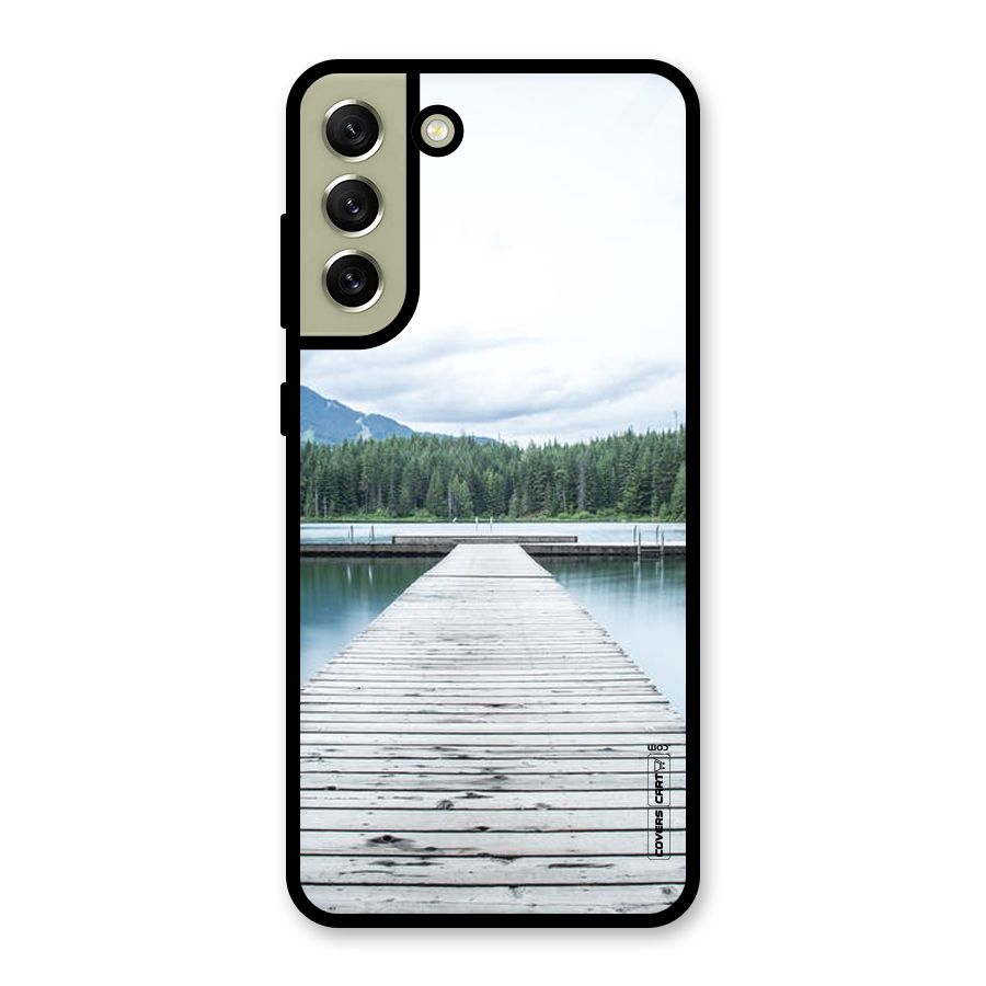 Dock River Glass Back Case for Galaxy S21 FE 5G